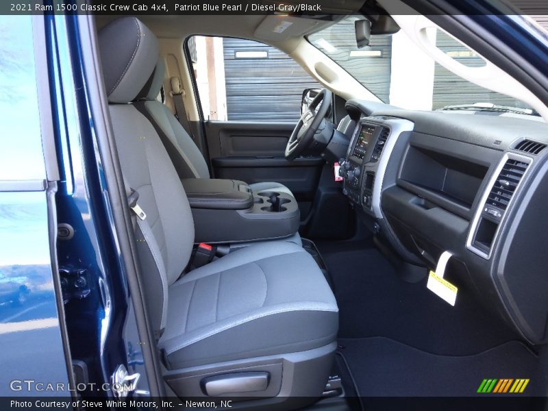 Patriot Blue Pearl / Diesel Gray/Black 2021 Ram 1500 Classic Crew Cab 4x4