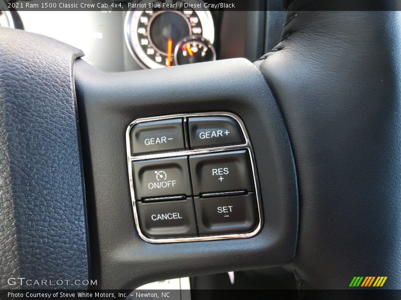 Patriot Blue Pearl / Diesel Gray/Black 2021 Ram 1500 Classic Crew Cab 4x4