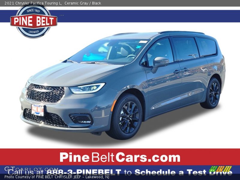 Ceramic Gray / Black 2021 Chrysler Pacifica Touring L