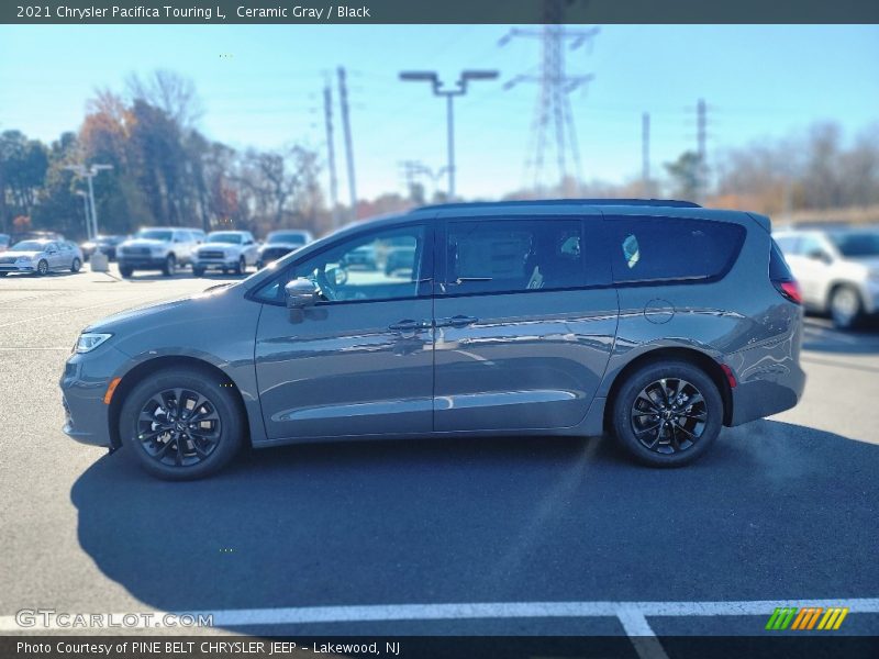 Ceramic Gray / Black 2021 Chrysler Pacifica Touring L