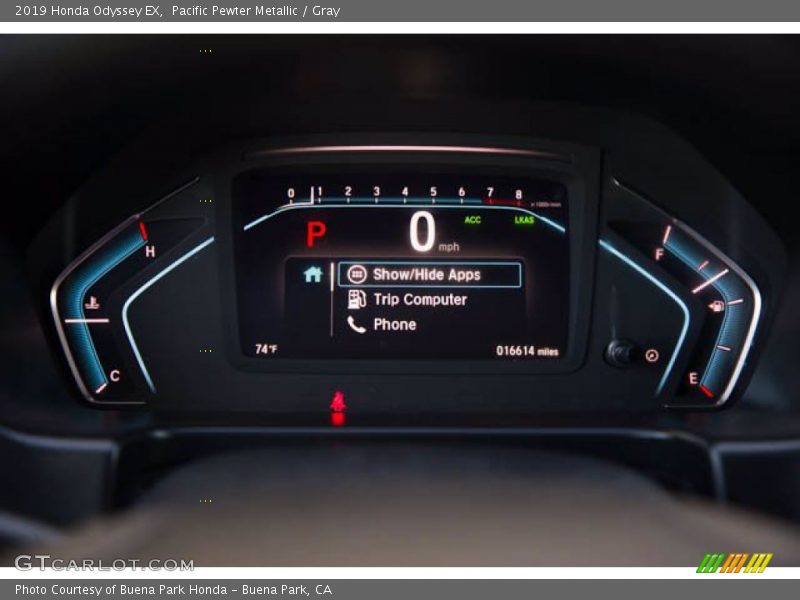 Pacific Pewter Metallic / Gray 2019 Honda Odyssey EX