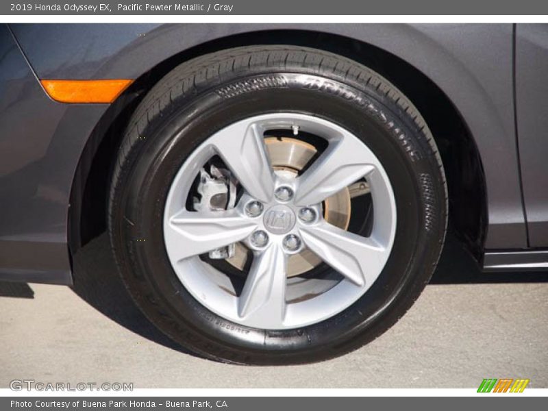 Pacific Pewter Metallic / Gray 2019 Honda Odyssey EX