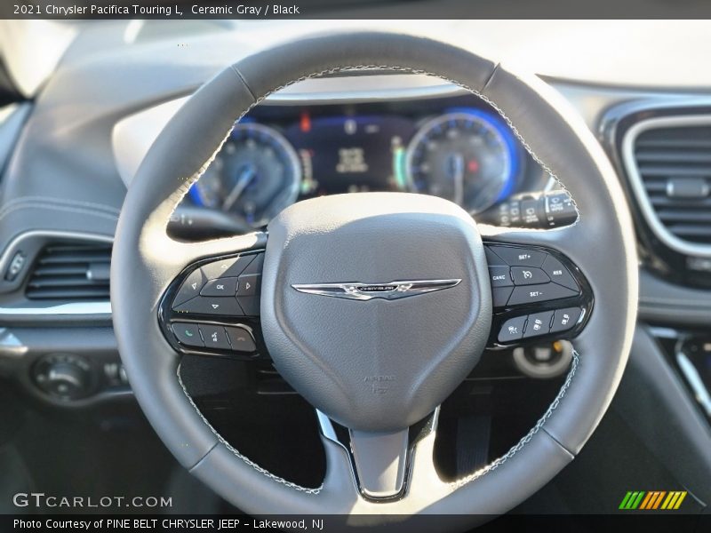Ceramic Gray / Black 2021 Chrysler Pacifica Touring L