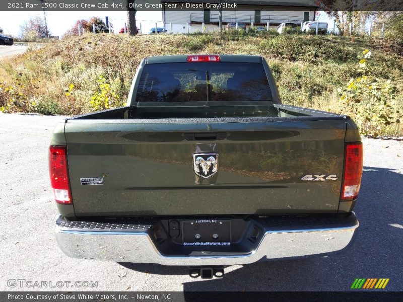 Olive Green Pearl / Diesel Gray/Black 2021 Ram 1500 Classic Crew Cab 4x4