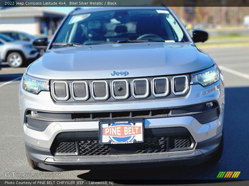 Billet Silver Metallic / Black 2022 Jeep Compass Latitude 4x4