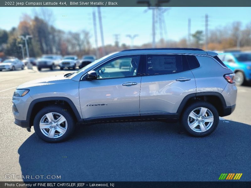 Billet Silver Metallic / Black 2022 Jeep Compass Latitude 4x4