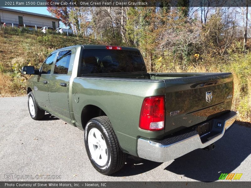 Olive Green Pearl / Diesel Gray/Black 2021 Ram 1500 Classic Crew Cab 4x4