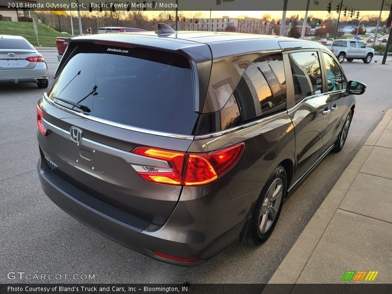 Pacific Pewter Metallic / Mocha 2018 Honda Odyssey EX-L