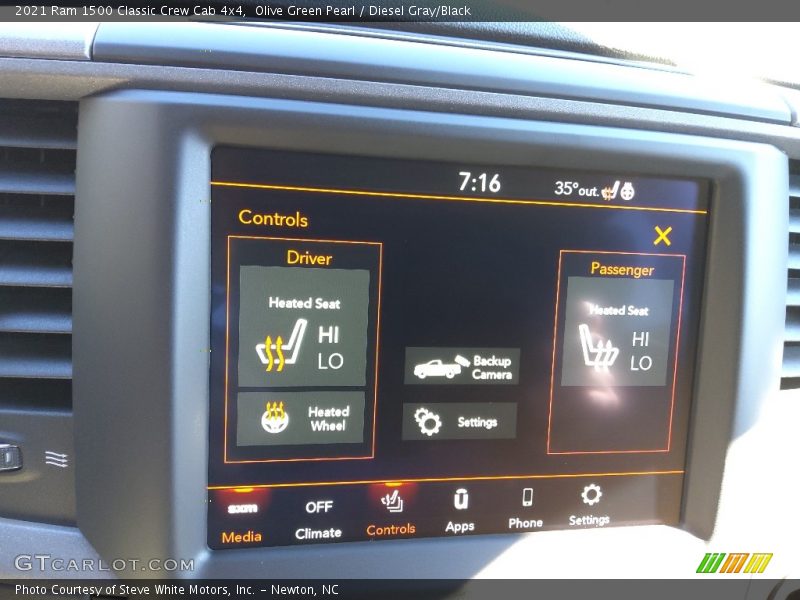 Olive Green Pearl / Diesel Gray/Black 2021 Ram 1500 Classic Crew Cab 4x4