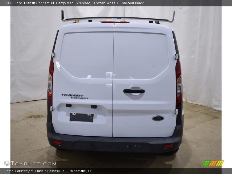 Frozen White / Charcoal Black 2016 Ford Transit Connect XL Cargo Van Extended
