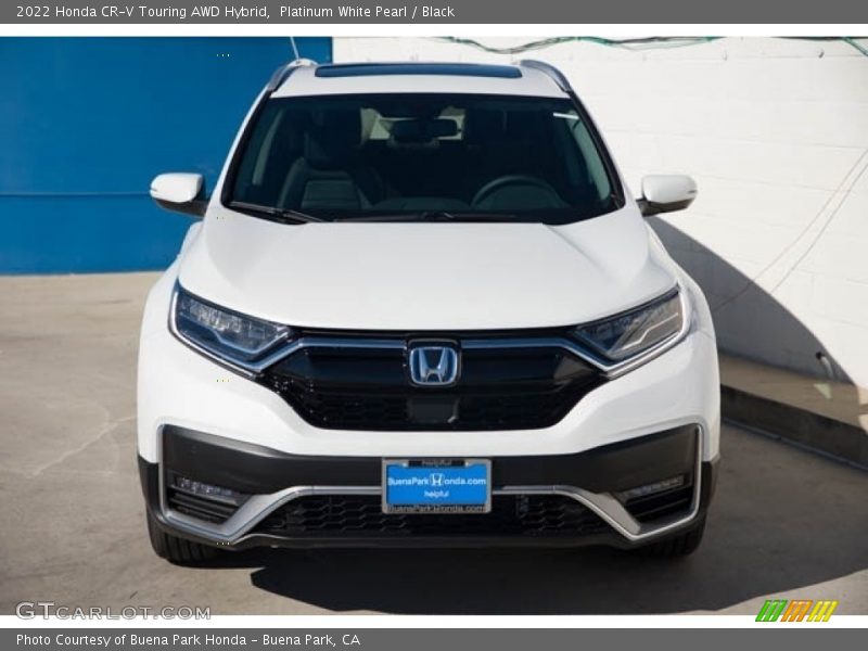 Platinum White Pearl / Black 2022 Honda CR-V Touring AWD Hybrid