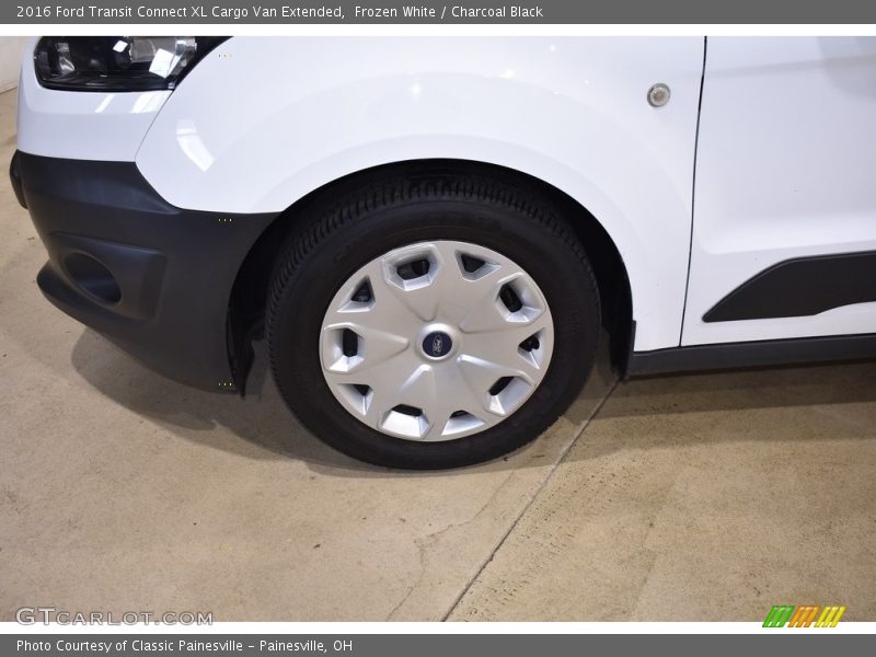 Frozen White / Charcoal Black 2016 Ford Transit Connect XL Cargo Van Extended