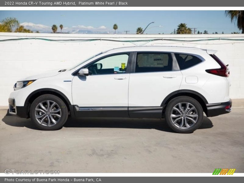 Platinum White Pearl / Black 2022 Honda CR-V Touring AWD Hybrid