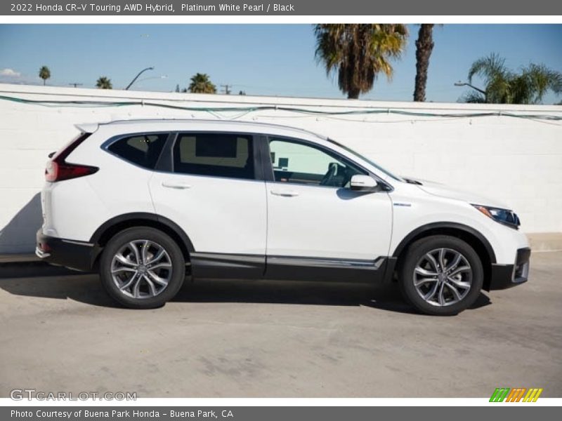 Platinum White Pearl / Black 2022 Honda CR-V Touring AWD Hybrid