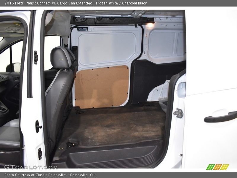 Frozen White / Charcoal Black 2016 Ford Transit Connect XL Cargo Van Extended