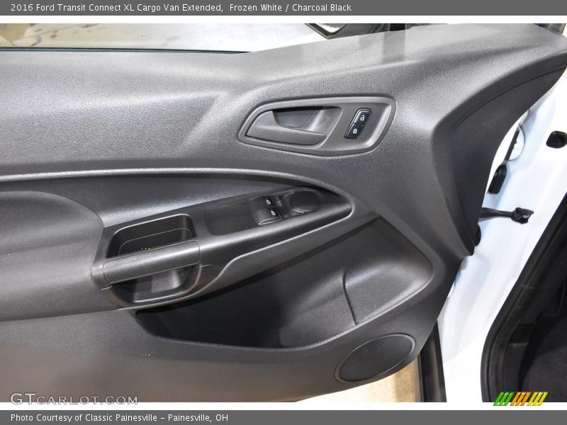 Frozen White / Charcoal Black 2016 Ford Transit Connect XL Cargo Van Extended