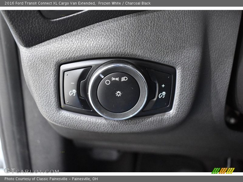 Frozen White / Charcoal Black 2016 Ford Transit Connect XL Cargo Van Extended