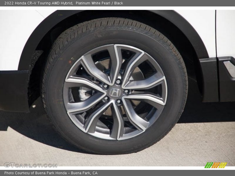 Platinum White Pearl / Black 2022 Honda CR-V Touring AWD Hybrid