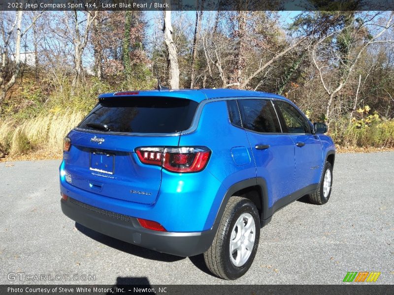 Laser Blue Pearl / Black 2022 Jeep Compass Sport 4x4