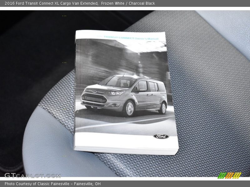 Frozen White / Charcoal Black 2016 Ford Transit Connect XL Cargo Van Extended