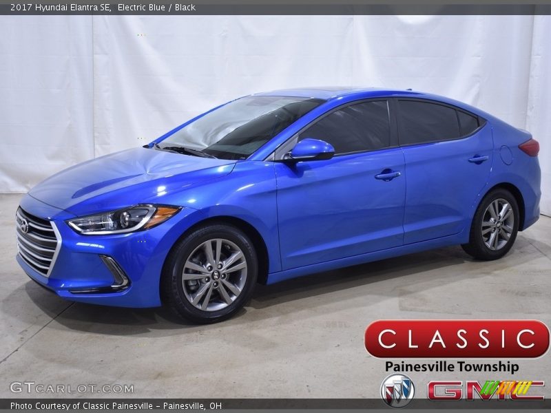 Electric Blue / Black 2017 Hyundai Elantra SE