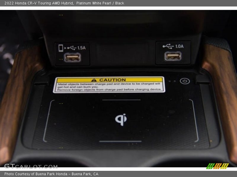 Platinum White Pearl / Black 2022 Honda CR-V Touring AWD Hybrid