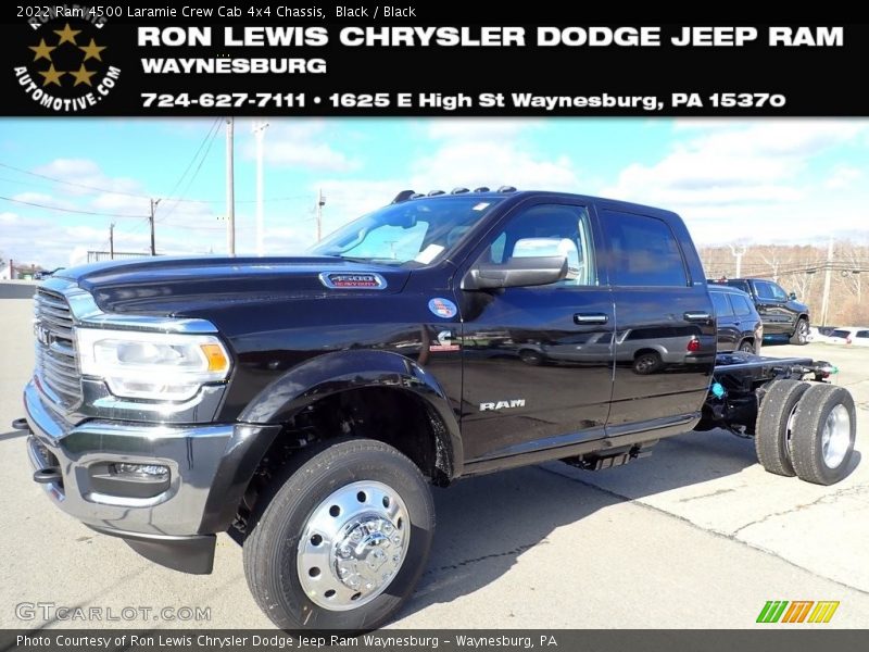 Black / Black 2022 Ram 4500 Laramie Crew Cab 4x4 Chassis
