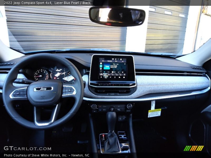 Laser Blue Pearl / Black 2022 Jeep Compass Sport 4x4