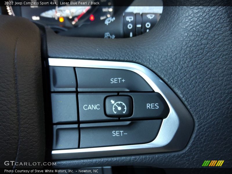 Laser Blue Pearl / Black 2022 Jeep Compass Sport 4x4