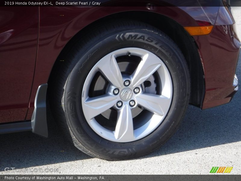 Deep Scarlet Pearl / Gray 2019 Honda Odyssey EX-L