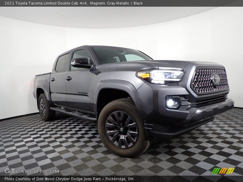 Magnetic Gray Metallic / Black 2021 Toyota Tacoma Limited Double Cab 4x4