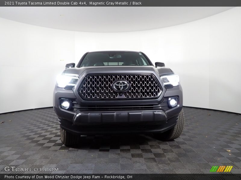 Magnetic Gray Metallic / Black 2021 Toyota Tacoma Limited Double Cab 4x4