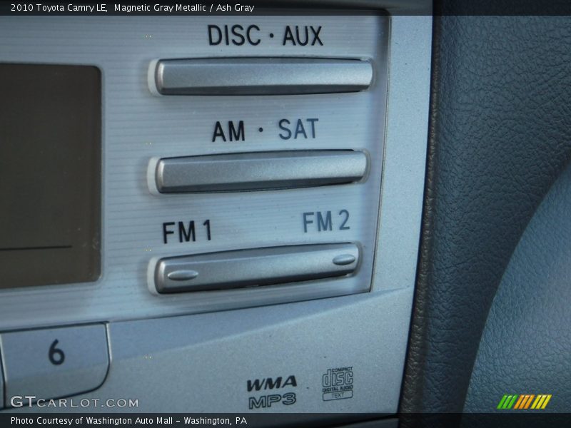 Magnetic Gray Metallic / Ash Gray 2010 Toyota Camry LE
