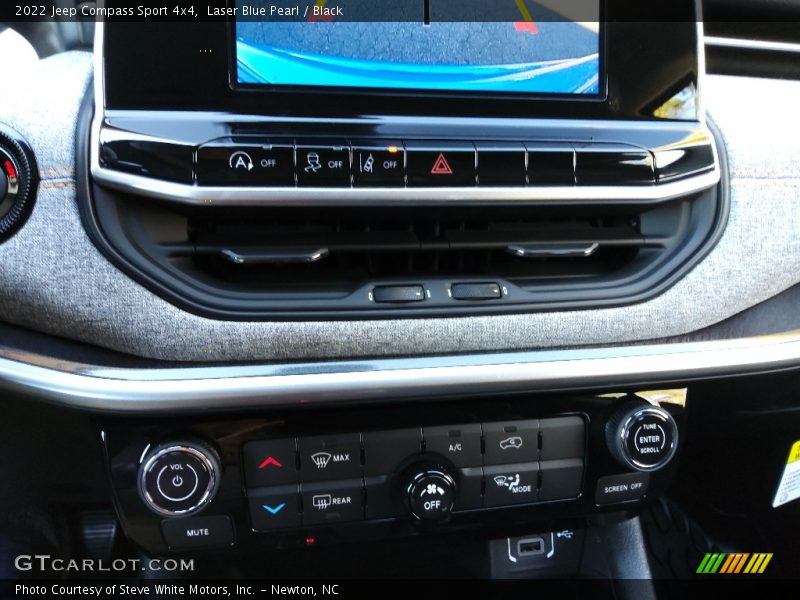 Laser Blue Pearl / Black 2022 Jeep Compass Sport 4x4