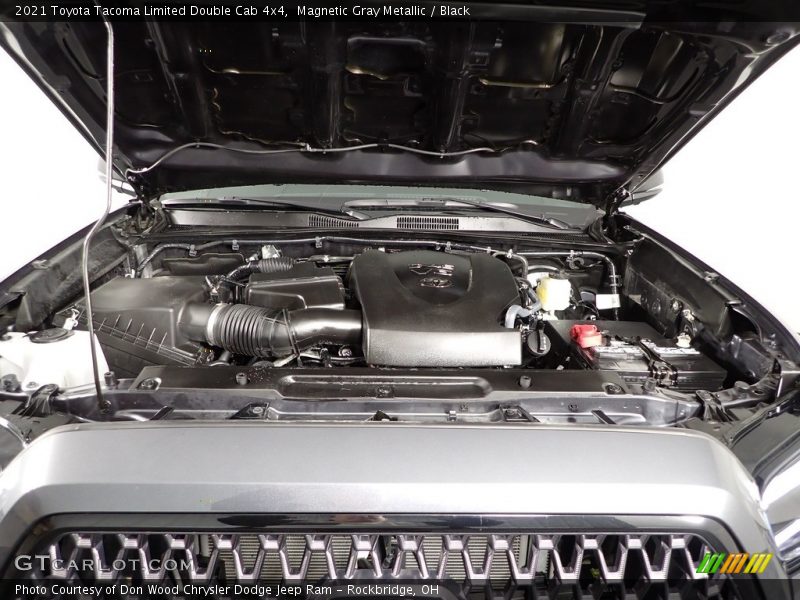 Magnetic Gray Metallic / Black 2021 Toyota Tacoma Limited Double Cab 4x4