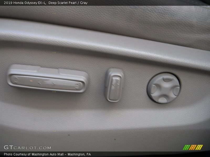 Deep Scarlet Pearl / Gray 2019 Honda Odyssey EX-L