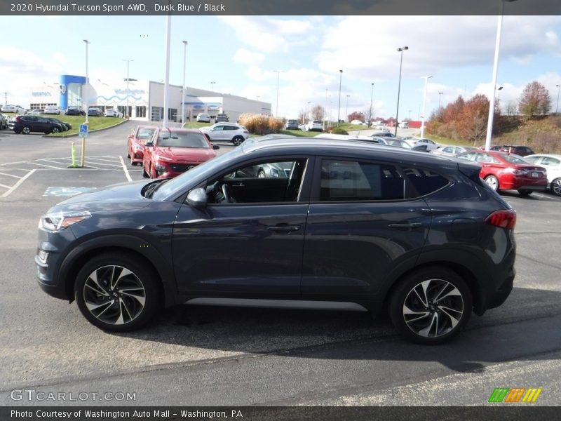 Dusk Blue / Black 2020 Hyundai Tucson Sport AWD