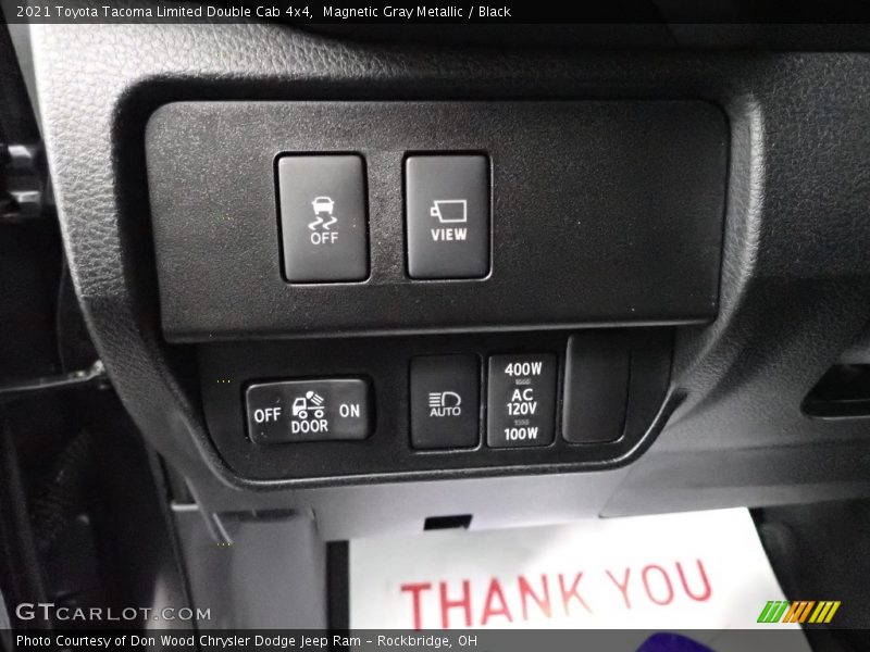 Magnetic Gray Metallic / Black 2021 Toyota Tacoma Limited Double Cab 4x4