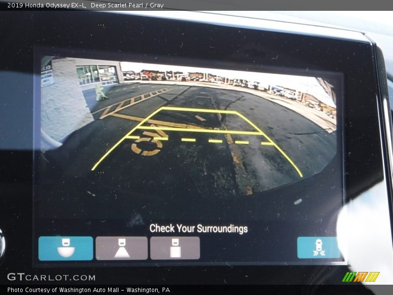 Deep Scarlet Pearl / Gray 2019 Honda Odyssey EX-L