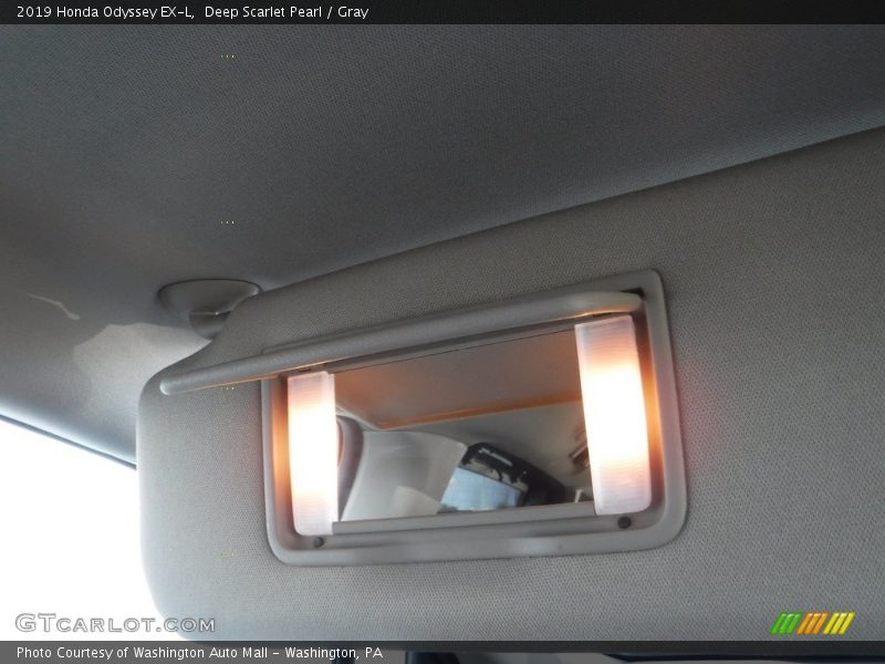 Deep Scarlet Pearl / Gray 2019 Honda Odyssey EX-L