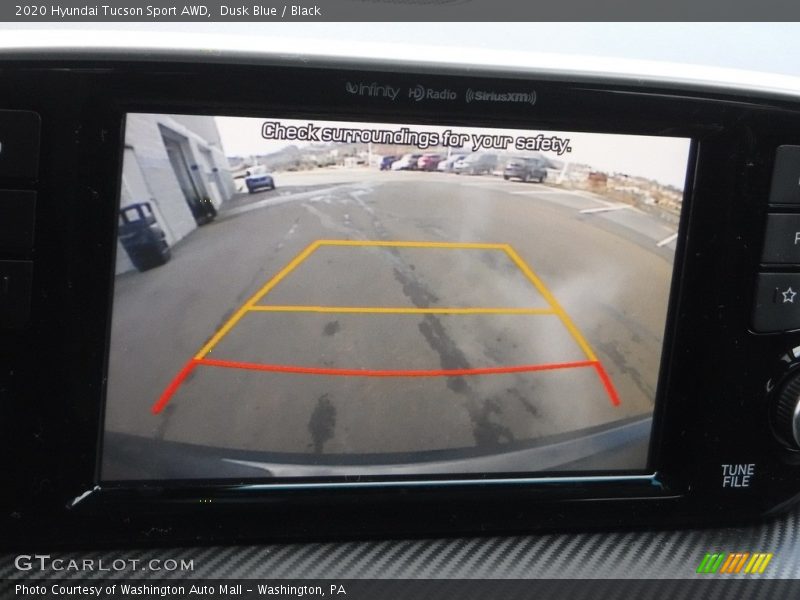 Dusk Blue / Black 2020 Hyundai Tucson Sport AWD
