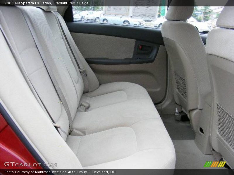 Radiant Red / Beige 2005 Kia Spectra EX Sedan