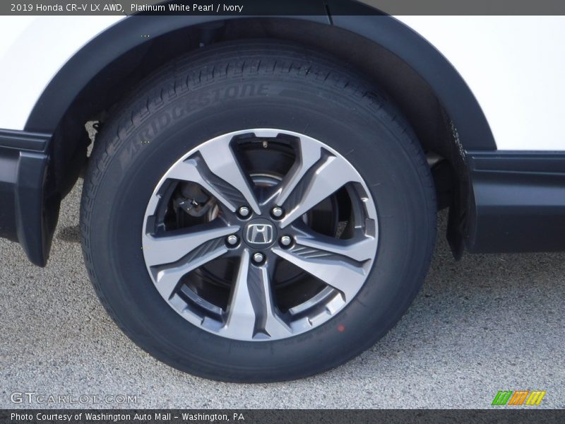 Platinum White Pearl / Ivory 2019 Honda CR-V LX AWD