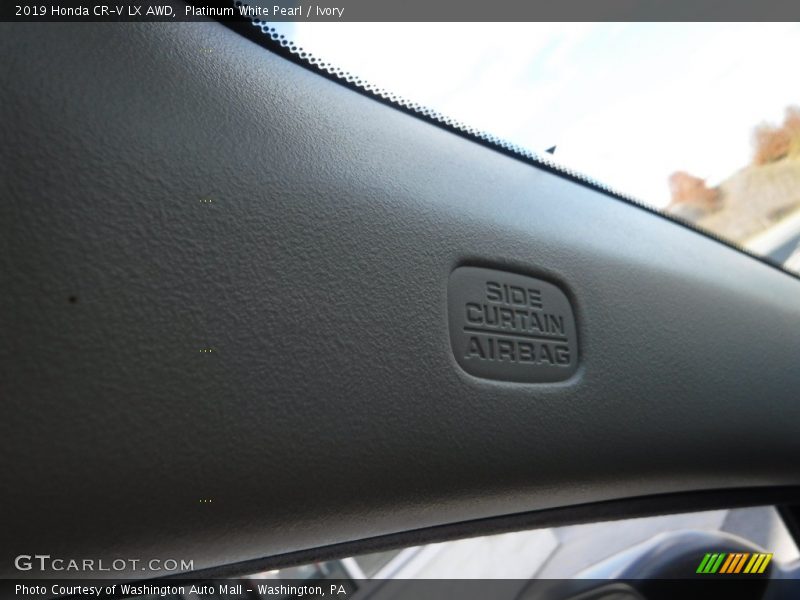 Platinum White Pearl / Ivory 2019 Honda CR-V LX AWD
