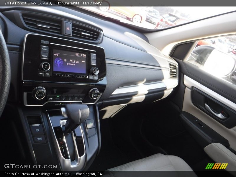 Platinum White Pearl / Ivory 2019 Honda CR-V LX AWD