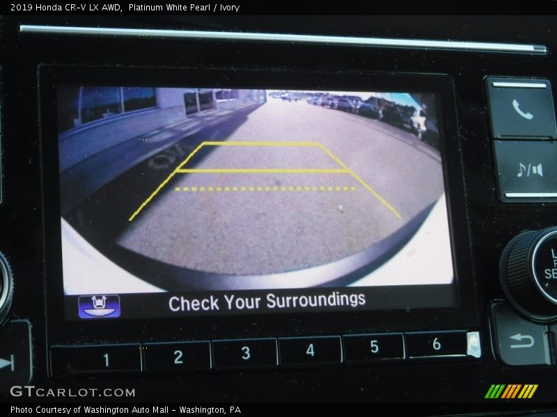 Platinum White Pearl / Ivory 2019 Honda CR-V LX AWD