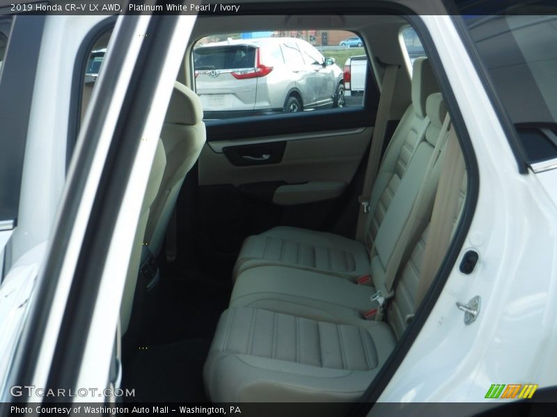 Platinum White Pearl / Ivory 2019 Honda CR-V LX AWD