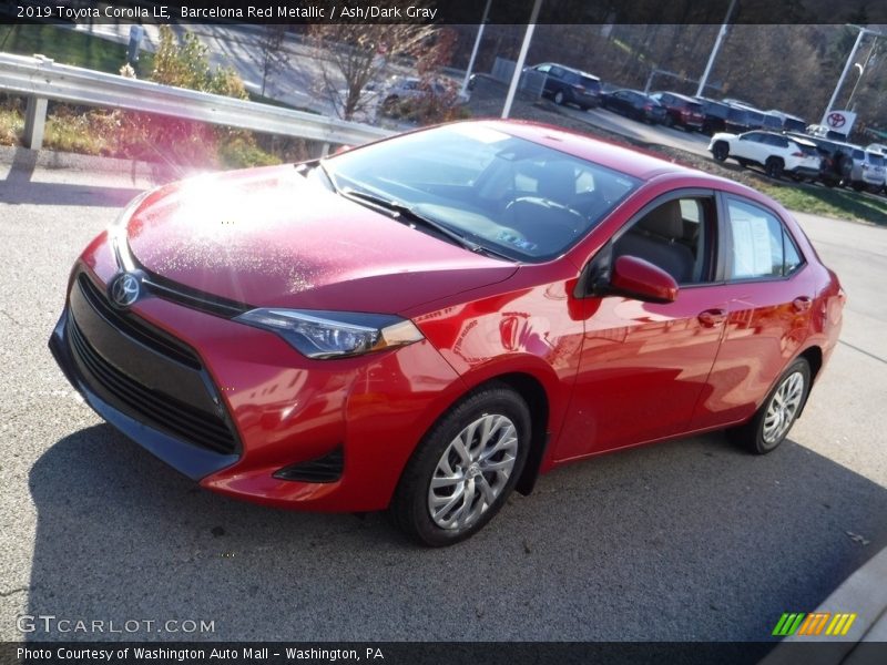 Barcelona Red Metallic / Ash/Dark Gray 2019 Toyota Corolla LE