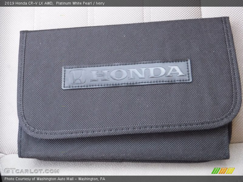 Platinum White Pearl / Ivory 2019 Honda CR-V LX AWD