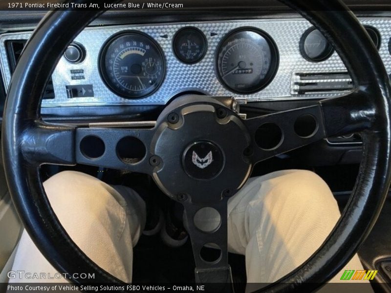 Lucerne Blue / White/Cream 1971 Pontiac Firebird Trans Am